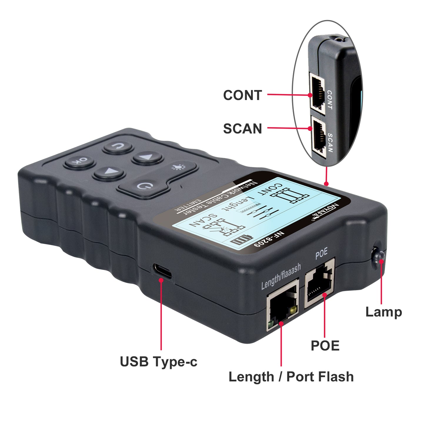 Noyafa NF-8209 Network Cable Tester Emitter Unit Only