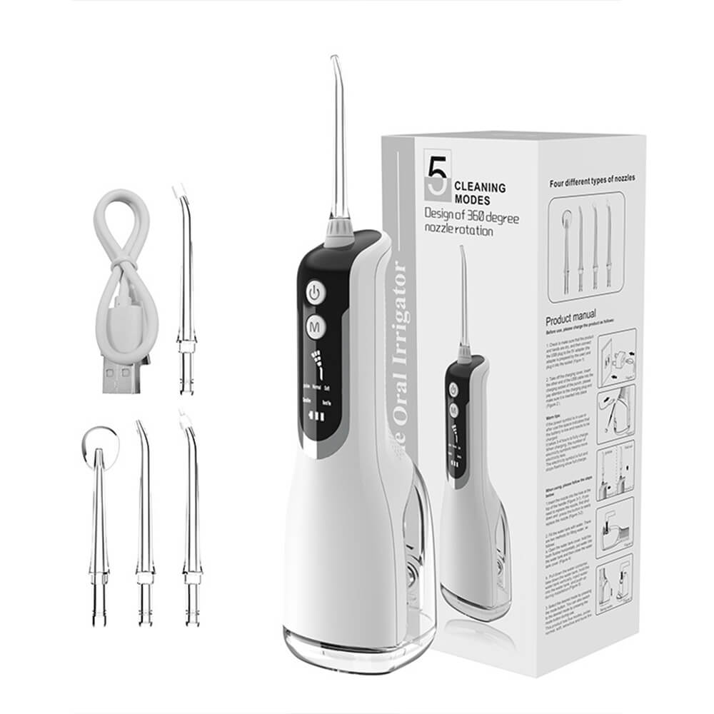 Noyafa 무선 물 치과 Flosser 치아 클리너, 330ML IPX7 USB 충전식 5 모드 구강 관리 L12 관개