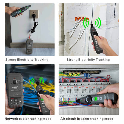 Noyafa Новое поступление Детектор электрических проводов Tracer с поиском автоматических выключателей, тестированием розеток, поиском кабелей Ethernet и обнаружением NCV - NF-825TMR