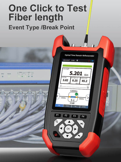 NOYAFA NF-981 OTDR Fiber Tester for 1310/1550mm with Visual Fault Locator & Optical Power Meter