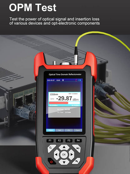 NOYAFA NF-981 OTDR Fiber Tester for 1310/1550mm with Visual Fault Locator & Optical Power Meter