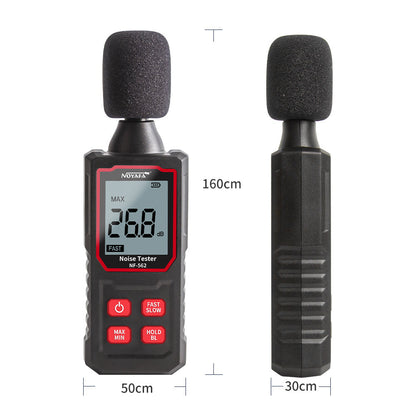 Noyafa NF-562 Handheld Decibel Meter Home Noise Monitor with 0.1dB Resolution and 30 - 130dB Measurement Range