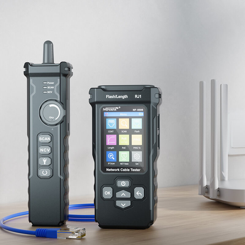 Noyafa NF-8506 Multi-function Cable Tester for Cabling Tasks, Network Maintenance, Equipment Upgrades