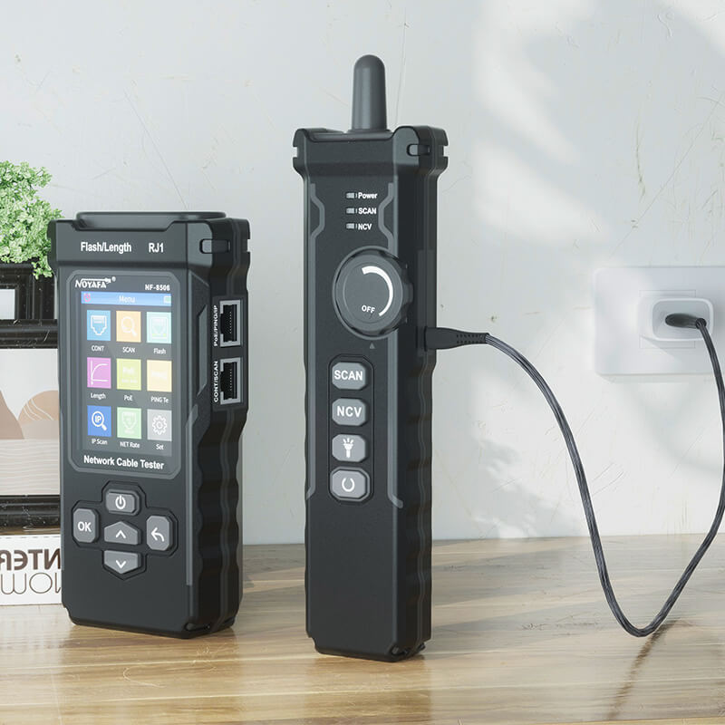 Noyafa NF-8506 Multi-function Cable Tester for Cabling Tasks, Network Maintenance, Equipment Upgrades