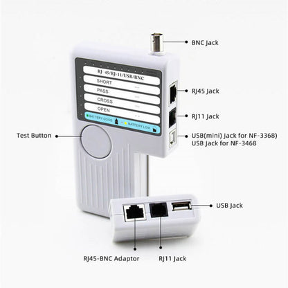 all features about cable tester