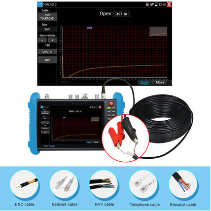 The all in one ipc tester with 7 inch IPS touch screen