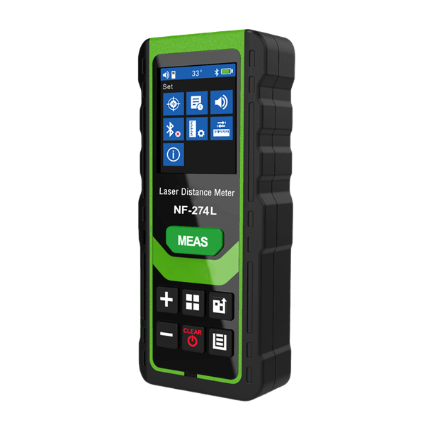 Noyafa NF-274L 레이저 거리 측정기 부피/면적/거리 측정 최대 100M