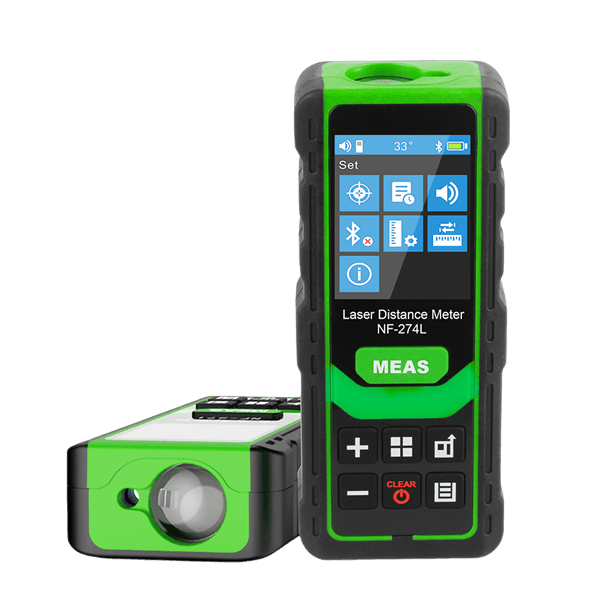 Noyafa NF-274L 레이저 거리 측정기 부피/면적/거리 측정 최대 100M