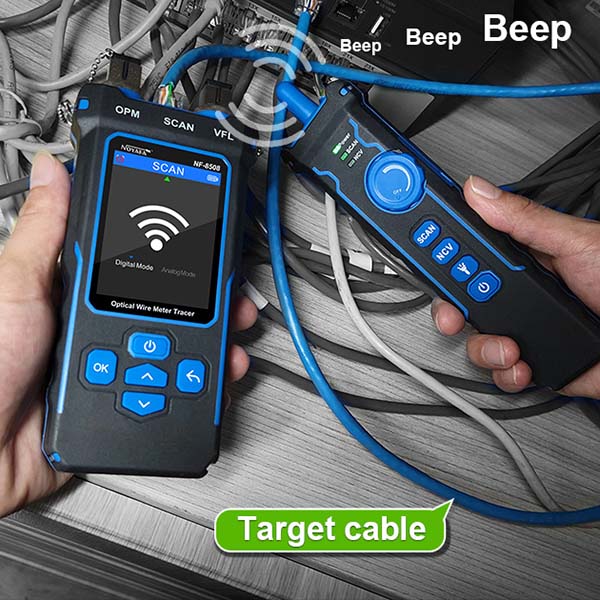 NF 8508 Multi Function Fiber Tester and Cable Detector