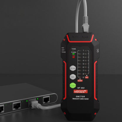 Noyafa NF-802 Intelligent Network Cable Tester with A Cool Look and Comfortable Hand Feeling