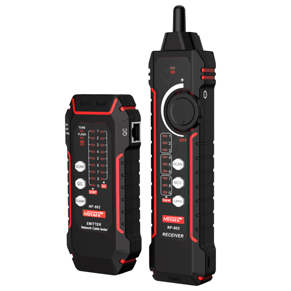 Noyafa NF-802 Intelligent Network Cable Tester with A Cool Look and Comfortable Hand Feeling
