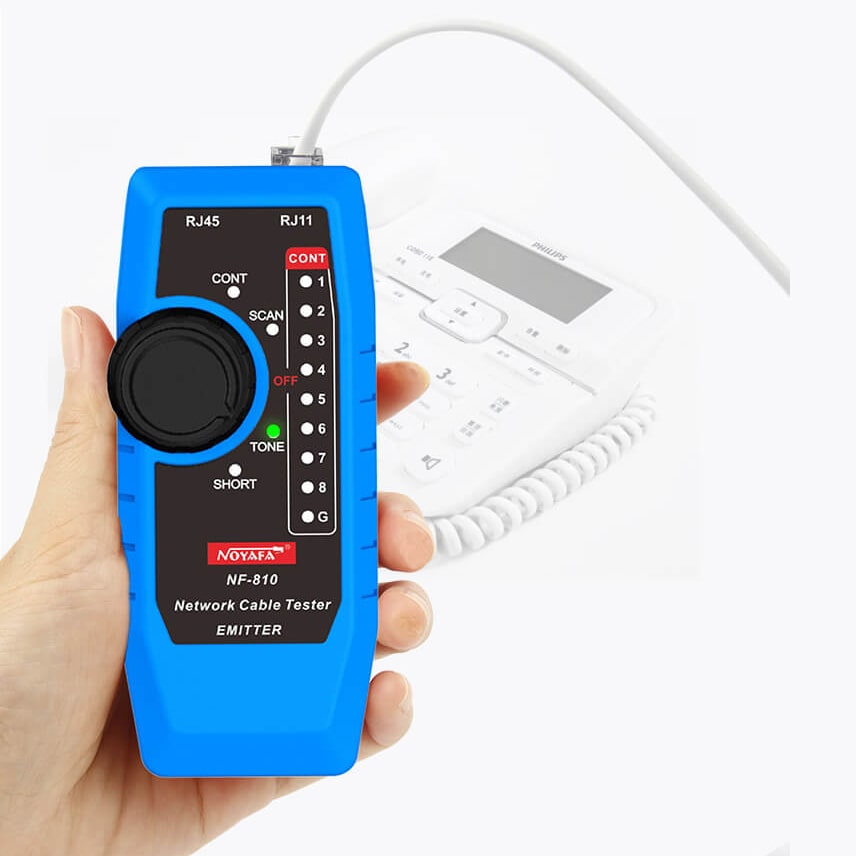 Noyafa NF-810 Network and Telephone Cable Tracker with Wire Map Testing