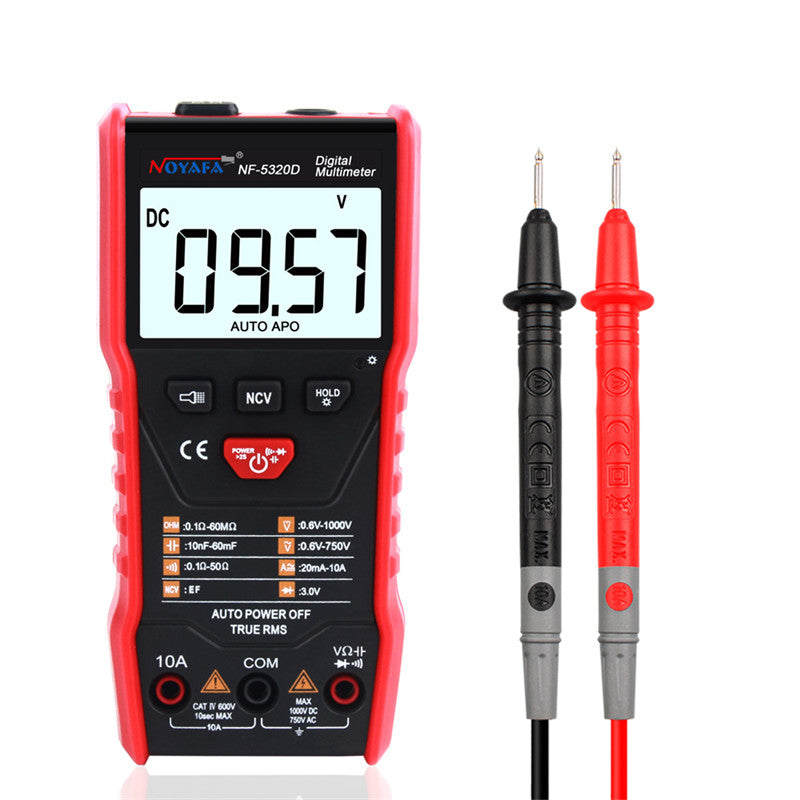 The digital multimeter with auto-ranging LCD screen