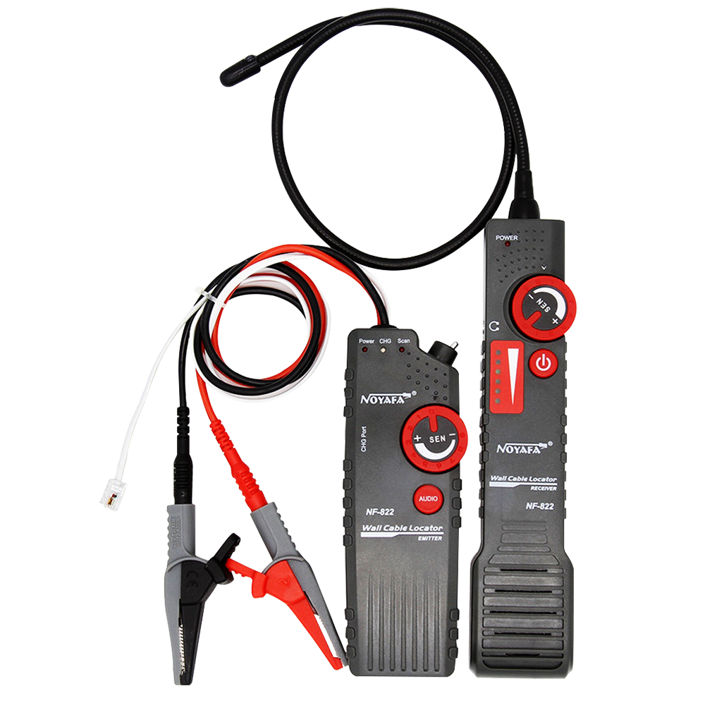 Noyafa NF-820 Anti-jamming Invisible Cable Detector for Underground, Inside-wall Cables and Pipes Locating
