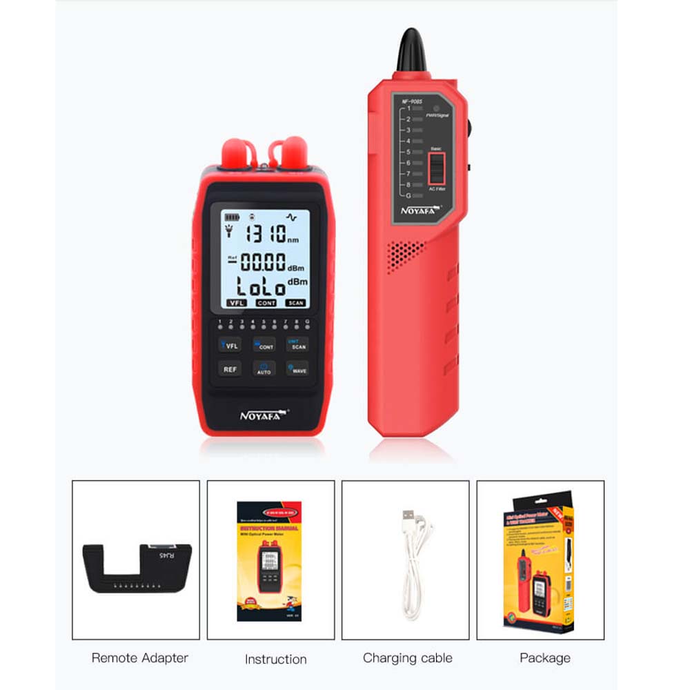 The package of optical power meter and network cable tracer