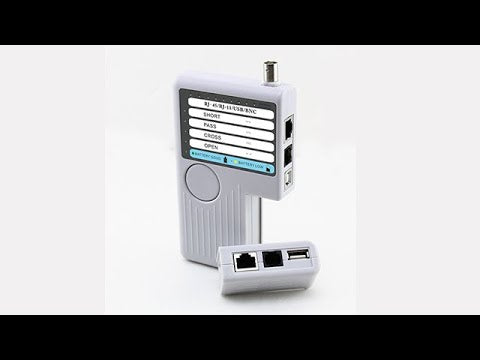 This video show 4 in 1 Cable Tester