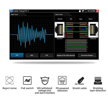 ip hd camera cctv test monitor all in one nf 715