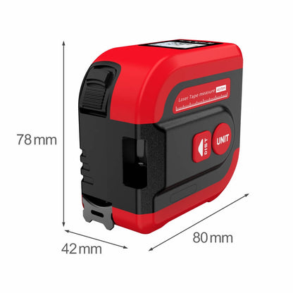 The size of laser tape measure
