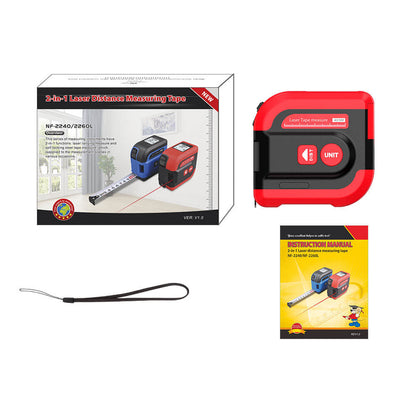 The package of laser tape measure