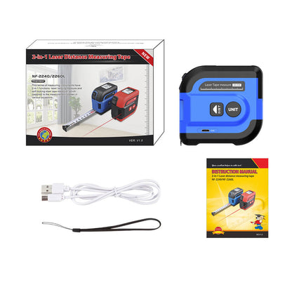 The package of laser tape measure