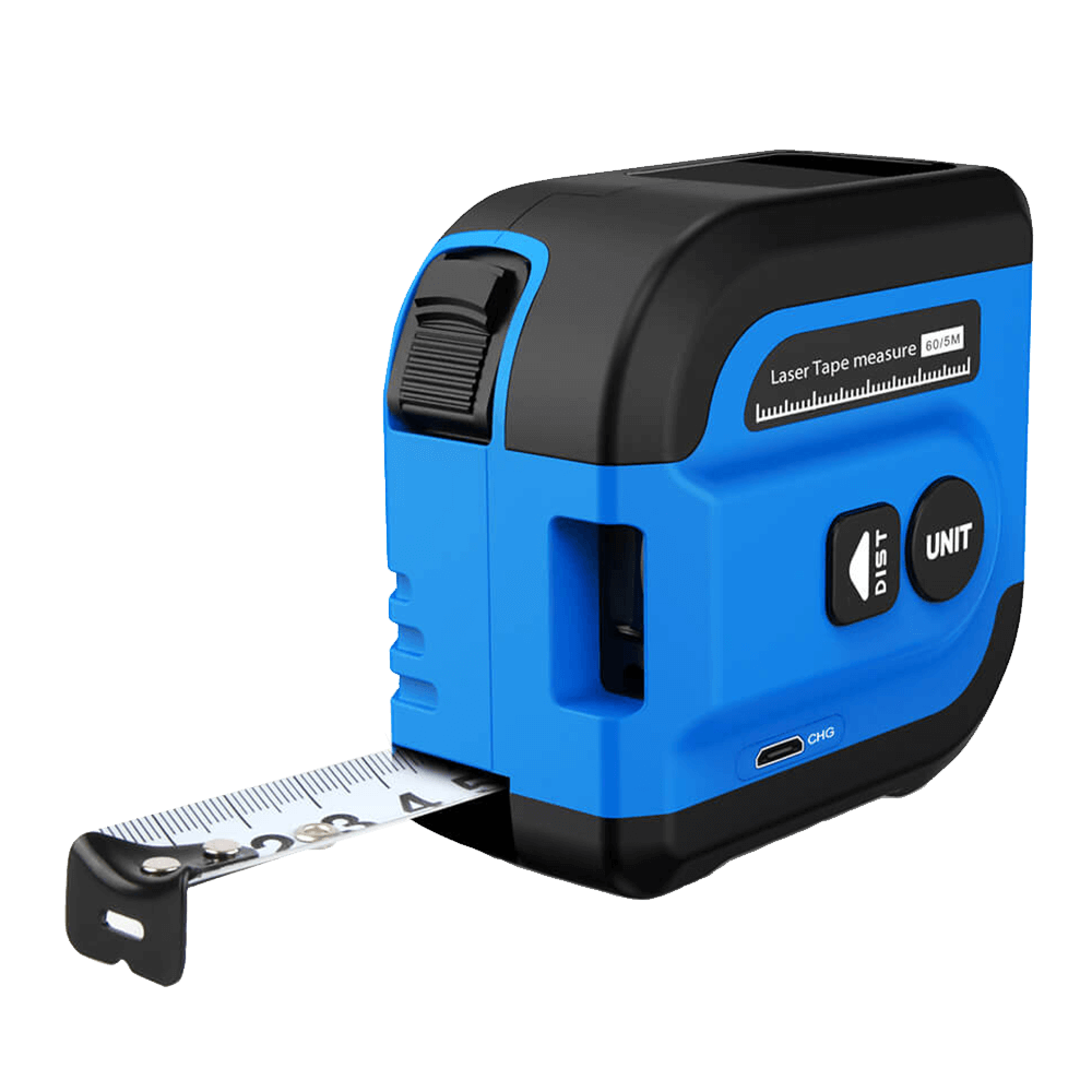 The laser tape measure, it built-in rechargeable battery